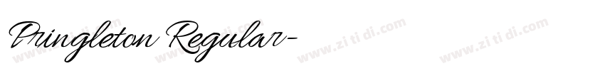 Pringleton Regular字体转换 Pringleton Regular字体转换
